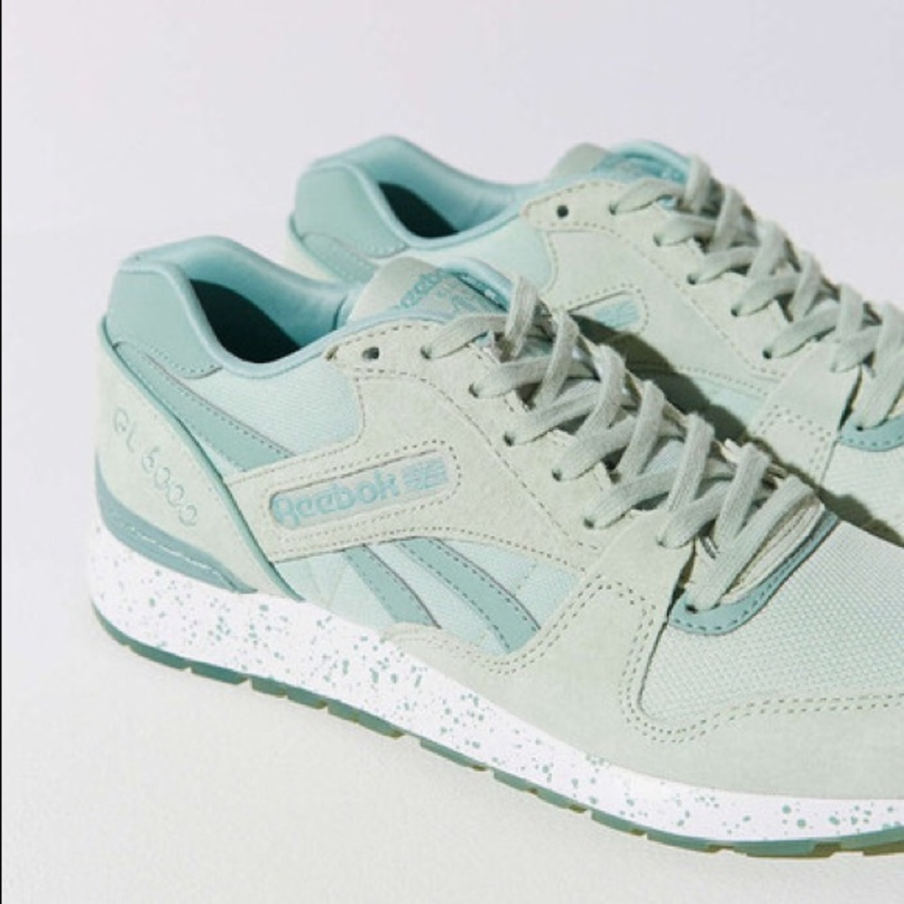 Mint green Reeboks, purchased from urban outfitter